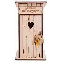 Копилка туалет 1 кабинка "Деньги не пахнут" белая во Миньяре